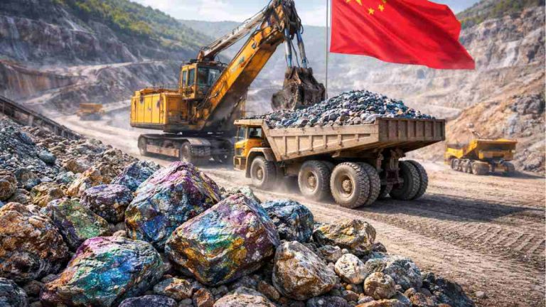 China descobre enorme reserva de terras raras e reforça domínio tecnológico