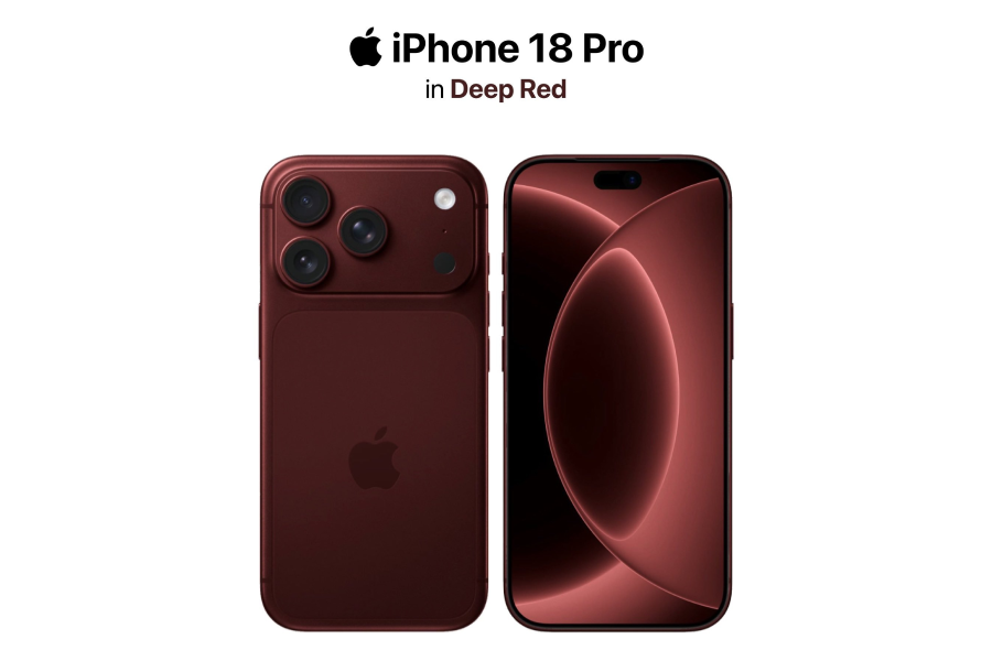 iPhone 18 Pro pode chegar em vermelho profundo… e o Android já está atento