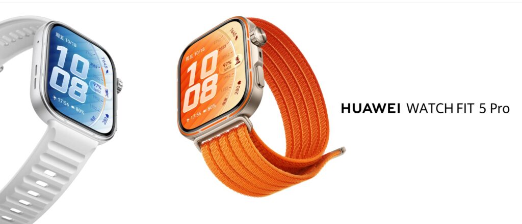 Huawei WATCH FIT 5 chega com ecrã de 3000 nits e até 10 dias de bateria