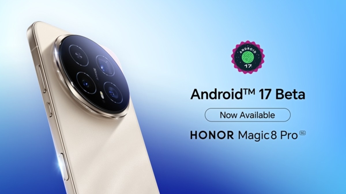 O Honor Magic8 Pro já pode testar o Android 17, saibam tudo! 1 O Honor Magic8 Pro já pode testar o Android 17, saibam tudo!