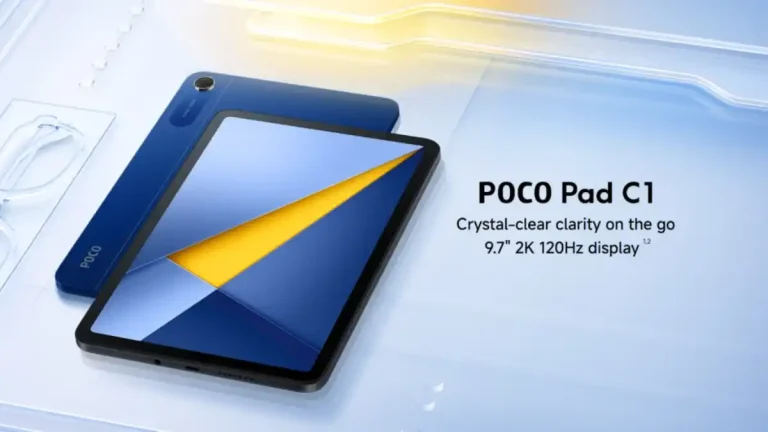 POCO Pad C1 lançado globalmente aposta em ecrã 2K e bateria de 7.600mAh