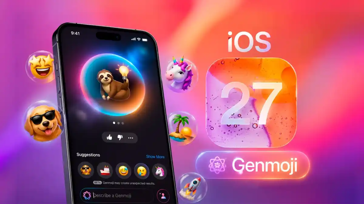 OS 27 vai sugerir Genmoji automáticos com base nas fotos e histórico de escrita 1 genmoji