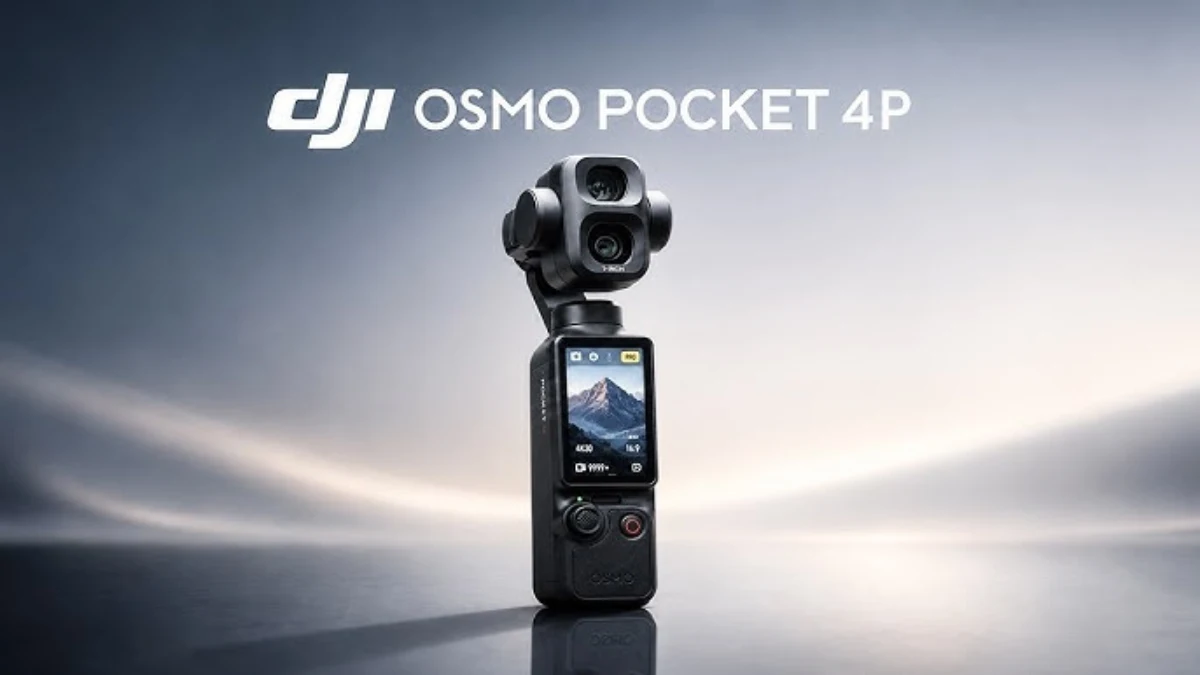 DJI confirma lançamento global da Osmo Pocket 4P com nova câmara teleobjetiva