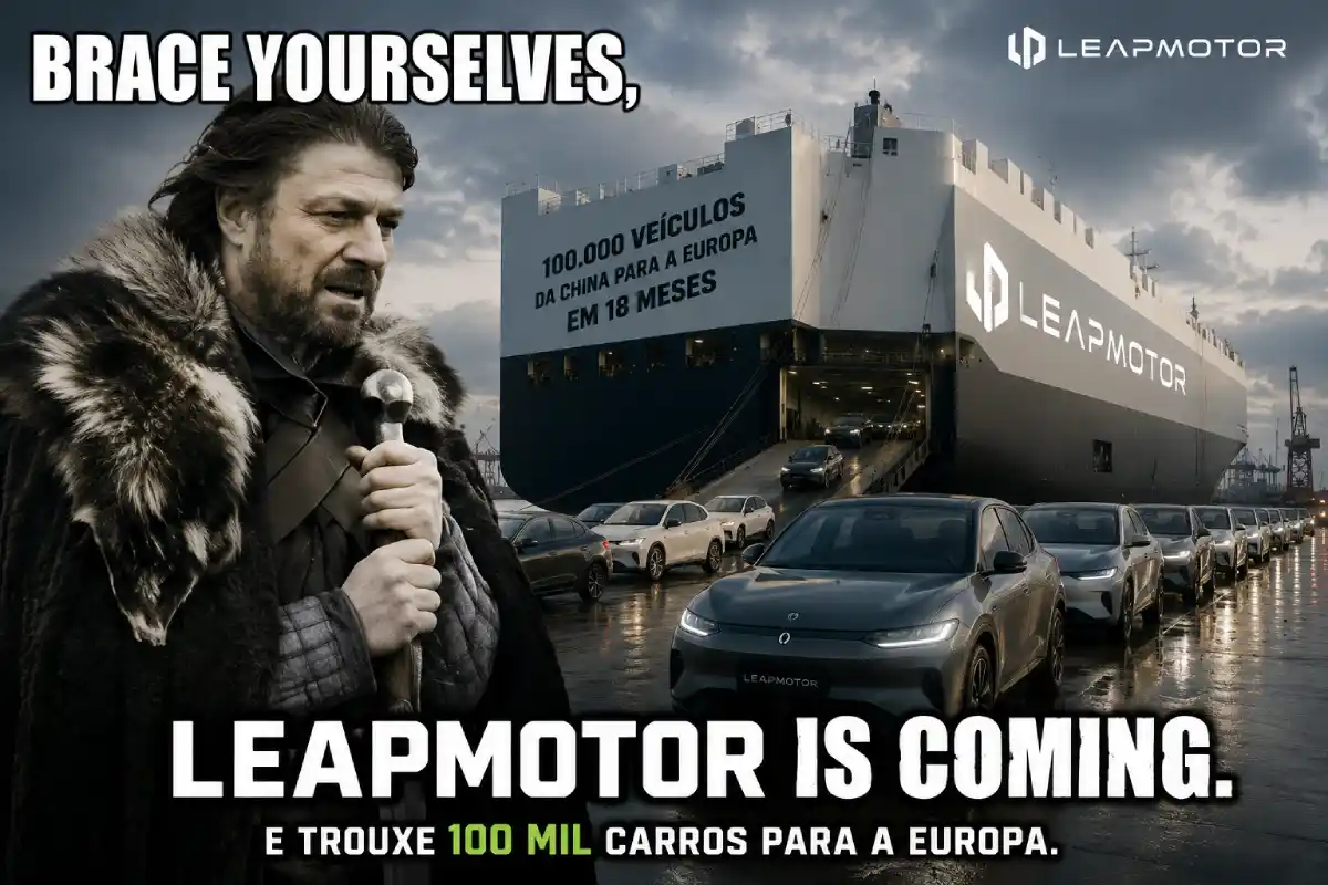 Preparem-se: a Leapmotor vem aí… e já trouxe 100 mil carros para a Europa 1 Preparem-se: a Leapmotor vem aí… e já trouxe 100 mil carros para a Europa
