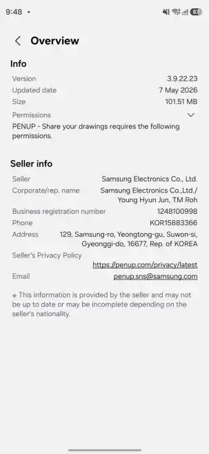 Samsung Penup recebe actualização com novas funcionalidades
