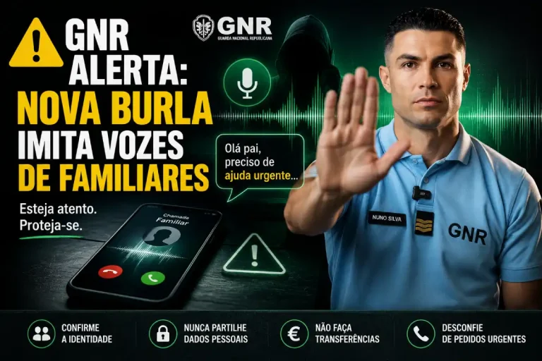 Atenção! GNR alerta para nova burla com vozes clonadas por IA 7 GNR