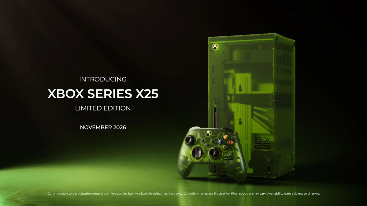 Xbox apresenta edição especial para celebrar 25 anos de história 1 XBOX