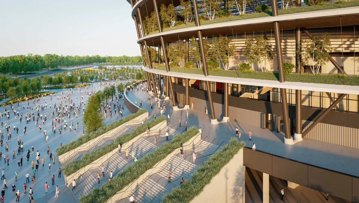Este estádio na Sérvia, é igualmente um jardim! Será este o futuro? 3 Este estádio na Sérvia, é igualmente um jardim! Será este o futuro?
