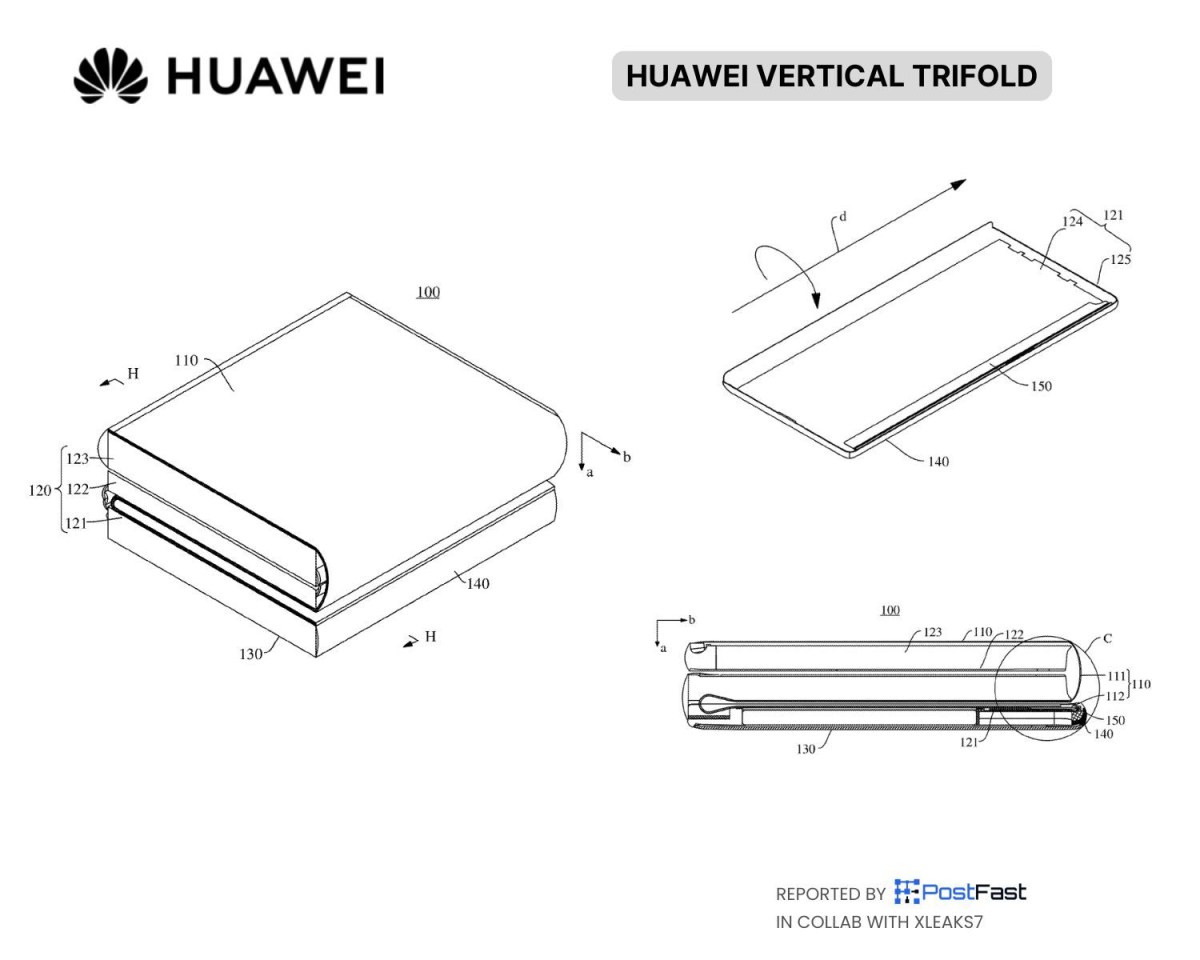 Huawei Tri-Fold Vertical