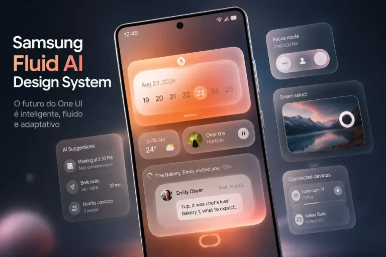 Samsung revela o futuro do One UI com o novo Fluid AI Design System 5 Fluid AI samsung