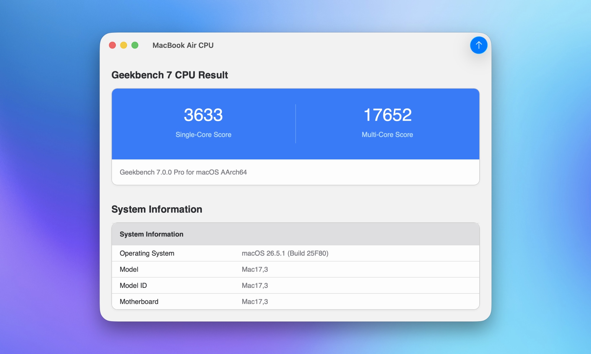Geekbench 7 