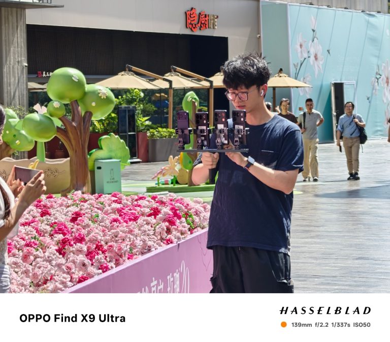 Oppo Find X10 visto em teste de câmara ao lado do iPhone 17 Pro 10 Oppo Find X10 visto em teste de câmara ao lado do iPhone 17 Pro