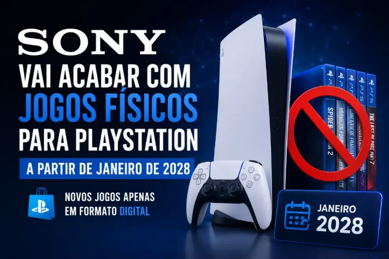 O que se temia vai acontecer, Sony vai acabar com jogos físicos na Playstation