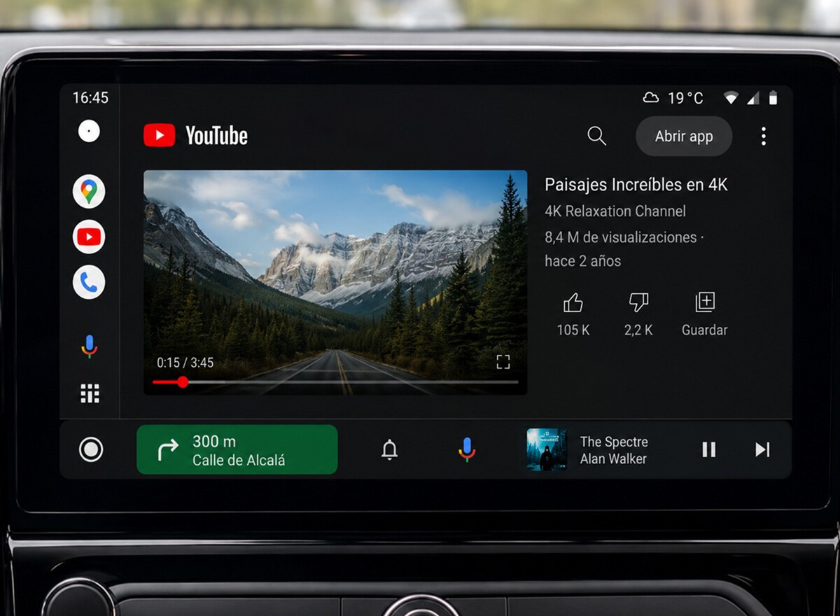 YouTube chega ao Android Auto com vídeo a bordo 2 YouTube chega ao Android Auto