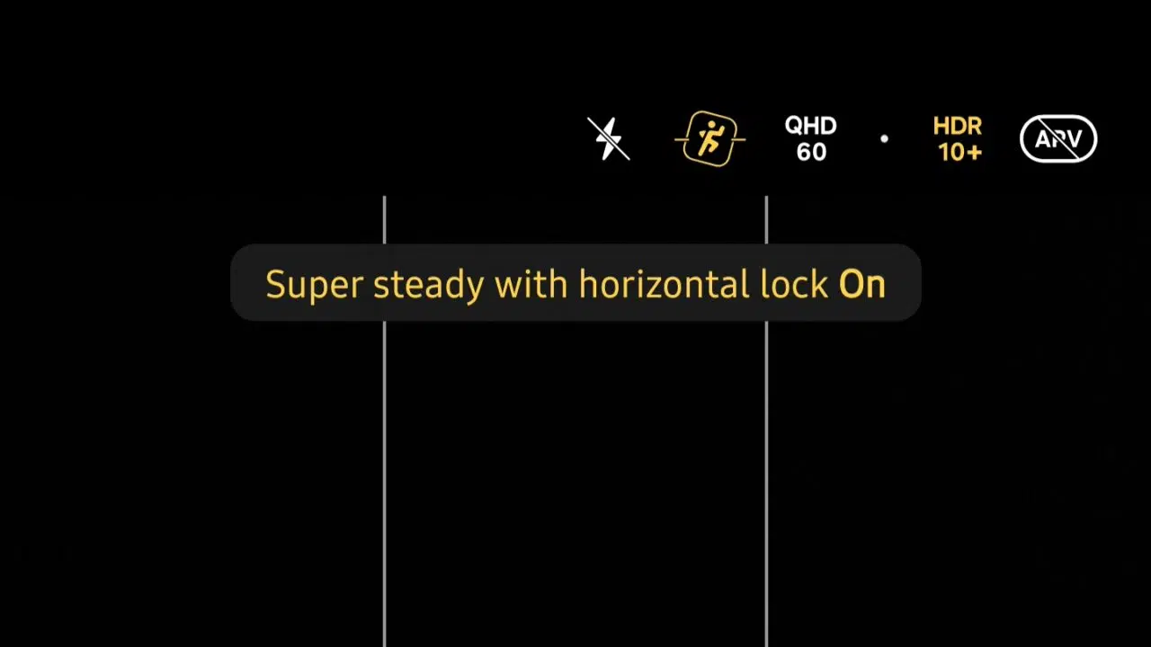 Samsung Galaxy S26 FE com Horizontal Lock
