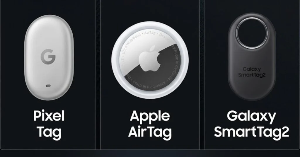 Pixel Tag, AirTag ou Galaxy SmartTag2