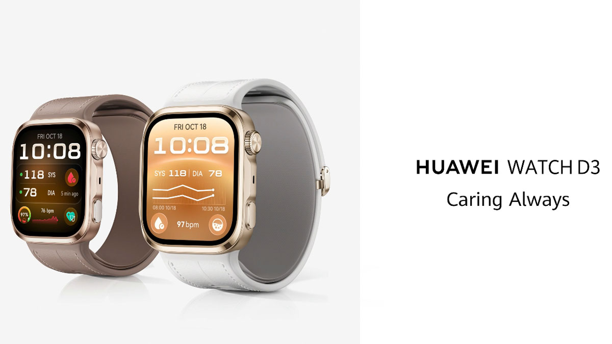 Huawei Watch D3 chega a 2 de setembro com design renovado