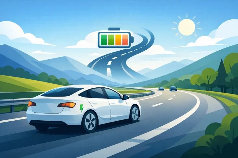 Autonomia real de um carro elétrico na estrada