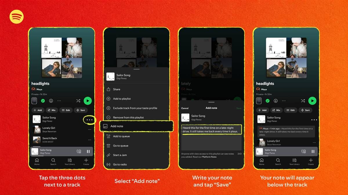 Spotify Playlist Notes é a nova funcionalidade acabada de chegar