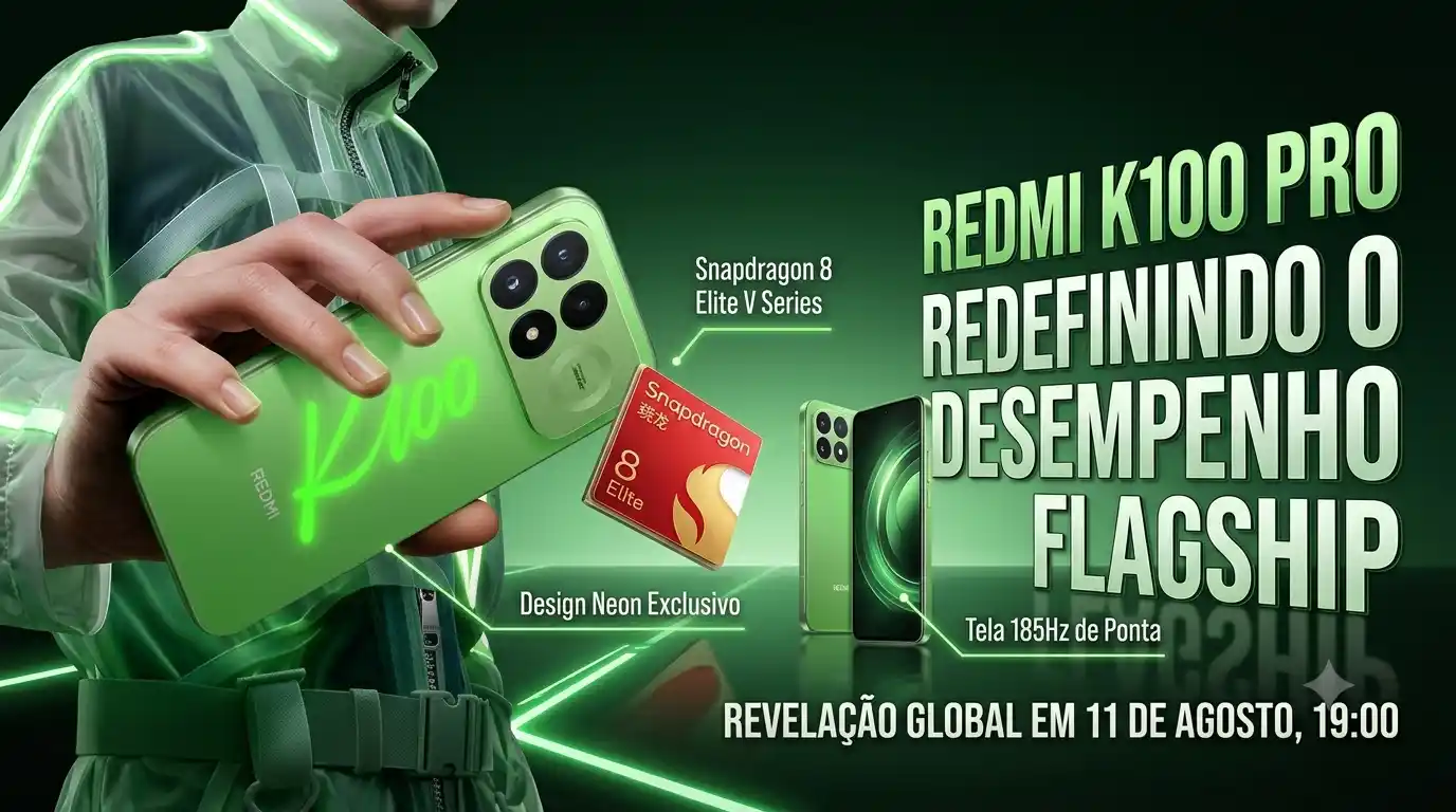 Xiaomi revela Redmi K100 Pro com Snapdragon 8 Elite Gen 5 especial
