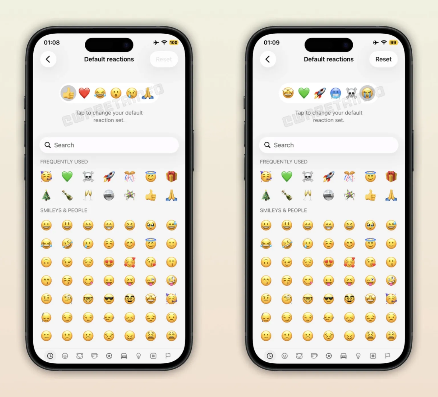 WhatsApp testa reações emoji personalizáveis no iOS 2 WhatsApp testa reações emoji
